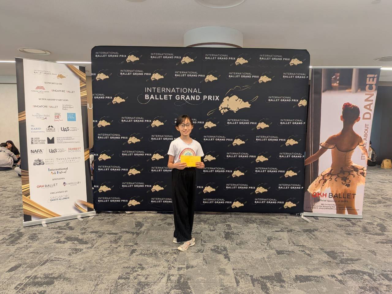 2026　田中帆南　IBGPシンガポール　11歳部門　HarlequinFloorsAwardキャッシュプライズ